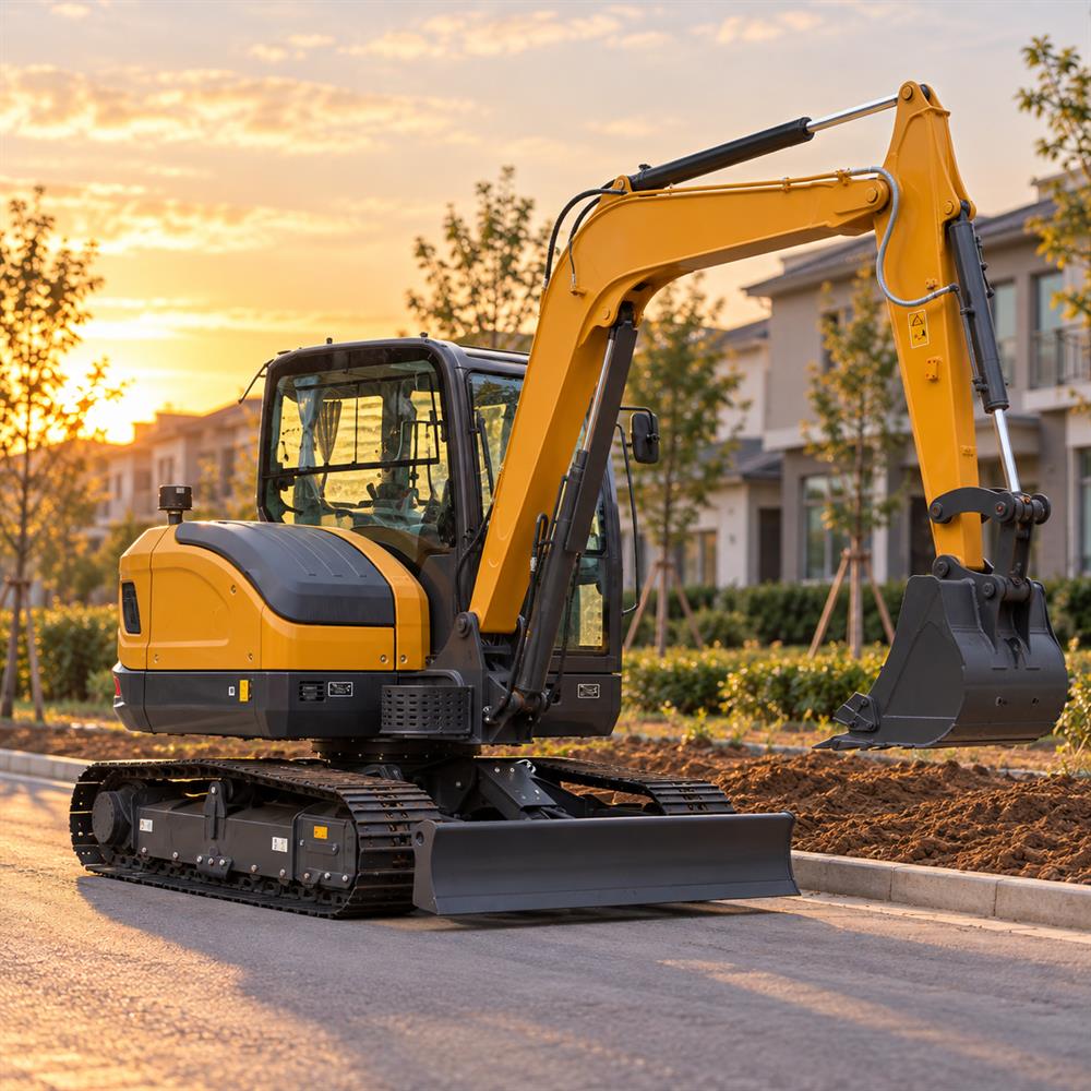 Miniexcavadora con motor diése - Farming Jobs reseña y precio