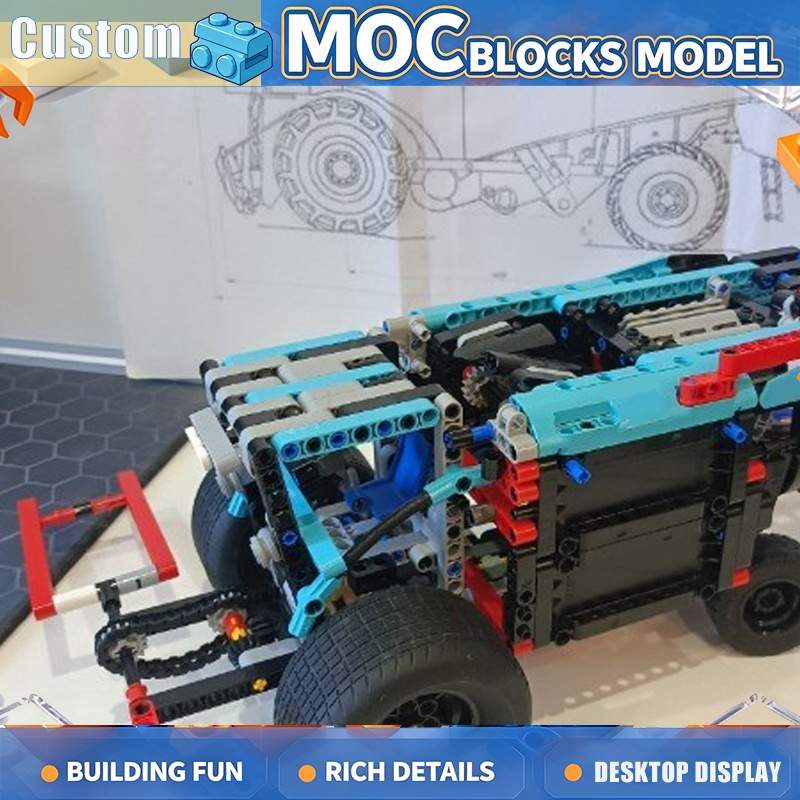 556 Piezas MOC Cosechadora Agr - Agriculture Farming Education reseña y precio